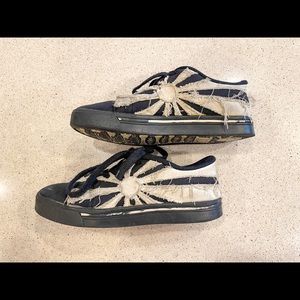 T.U.K RISING SUN DISTRESSED SNEAKERS